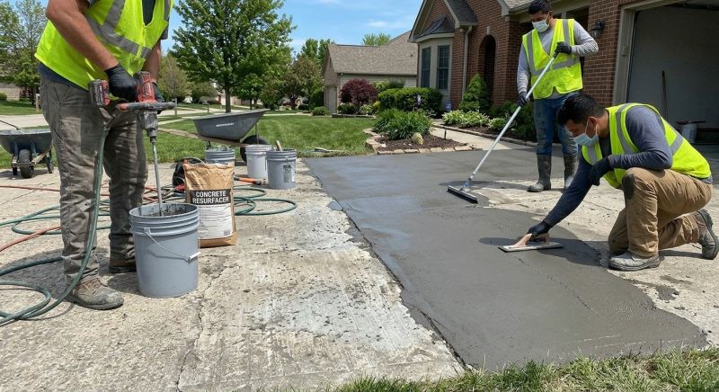 Concrete Driveway Resurfacing in Des Moines, IA