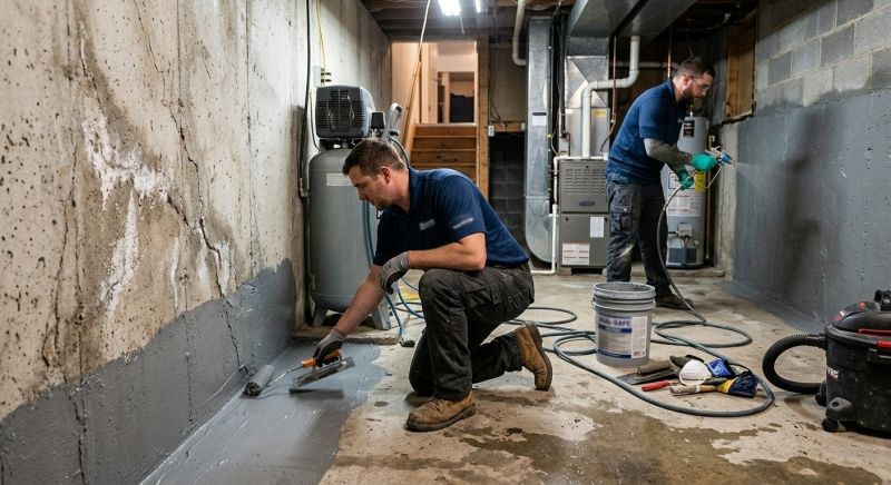 Basement Seepage Repair in Tuscaloosa, AL