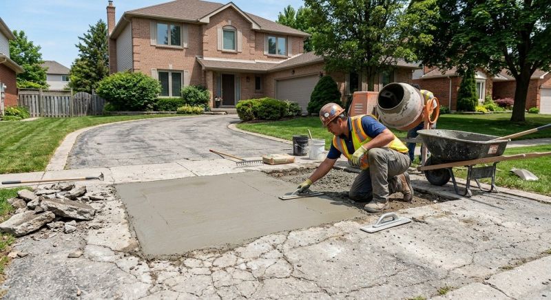 Concrete Driveway Patching in Corpus Christi, TX