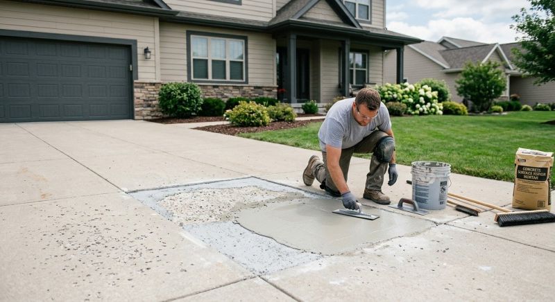 Concrete Driveway Repair in Corpus Christi, TX