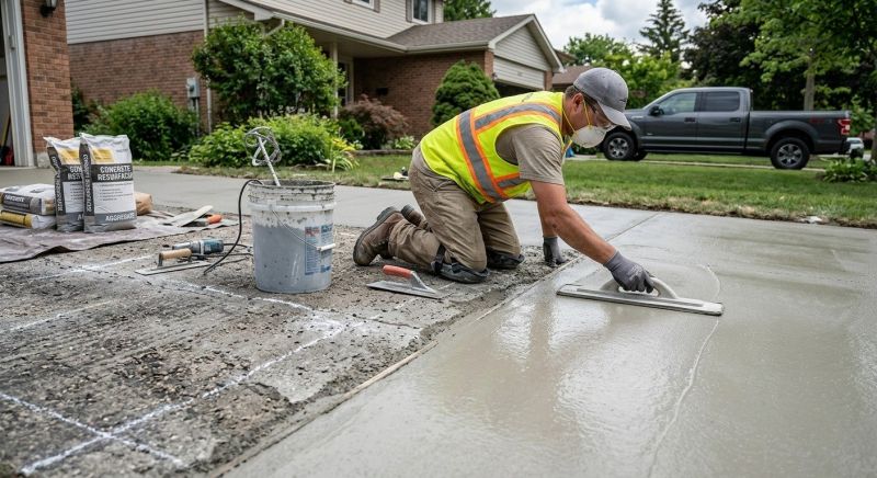 Garage Concrete Resurfacing in Miami Dade County, FL