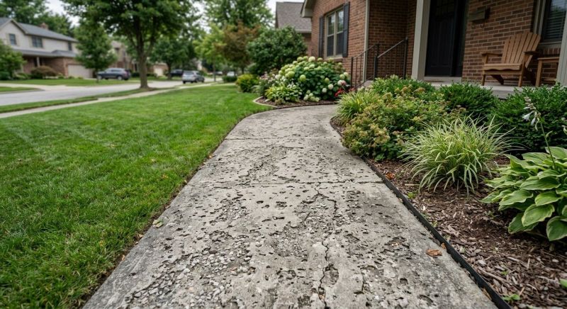 Sidewalk Concrete Repair in West Des Moines, IA